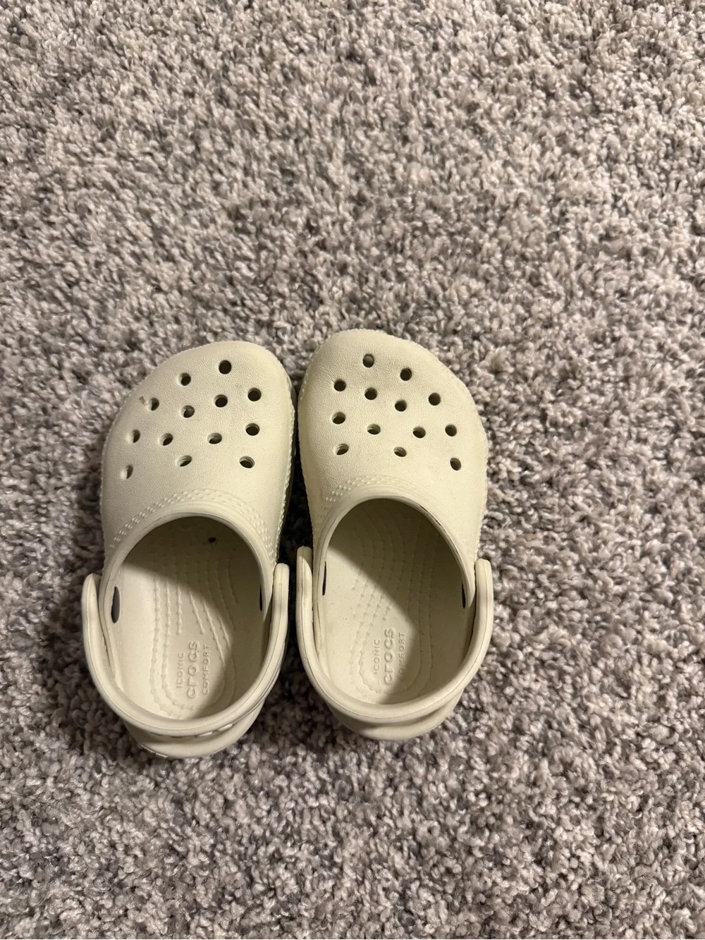 CROCS Kids Classic Clog in Light Cream
